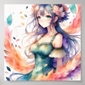 アニメガールアートワーク ポスター (正面)