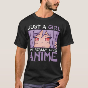 アニメガールオタクキッズ日本の漫画マンガファン Tシャツ