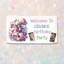 アニメガールオンユニコーン誕生日 パーソナライズされた