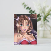 アニメガールクリスマスヘア シーズンポストカード (スタンド正面)