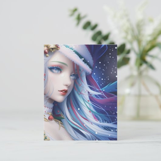 アニメガールクリスマスホリデーズポスター ポストカード (スタンド正面)