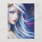 アニメガールクリスマスホリデーズポスター ポストカード (正面)