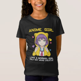アニメガールグラフィック Tシャツ