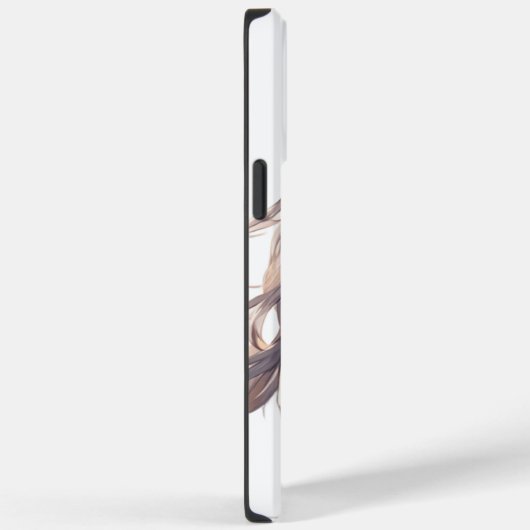 アニメガールグレイ髪 Case-Mate iPhoneケース (裏面 / 右)