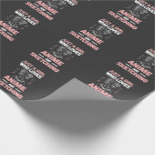 アニメガールコスプレ10代のマンガスケッチ ラッピングペーパー (角)