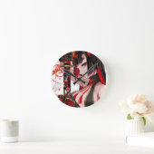 アニメガールサムライ ラウンド壁時計 (ホーム)