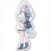 アニメガールシリーズ シール (正面)