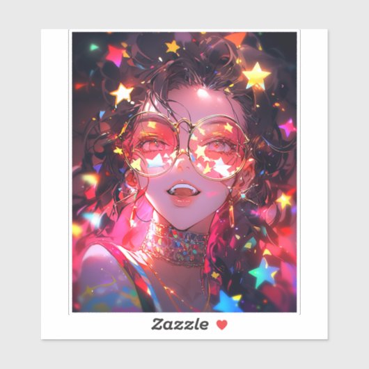 アニメガールスター シール (シート)