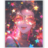 アニメガールスター シール (正面)