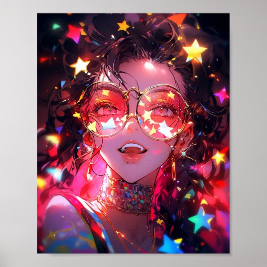 アニメガールスター ポスター (正面)