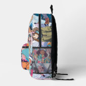 アニメガールスノーボーダーコラージバックパック プリントバックパック (右)