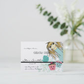 アニメガールズカップケーキクラブ 名刺 (スタンド正面)