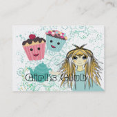 アニメガールズカップケーキクラブ 名刺 (裏面)