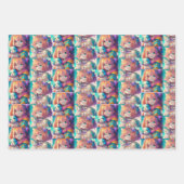 アニメガールズカラフル誕生日 ラッピングペーパーシート (正面3)