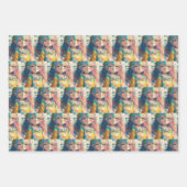 アニメガールズカラフル誕生日 ラッピングペーパーシート (正面)