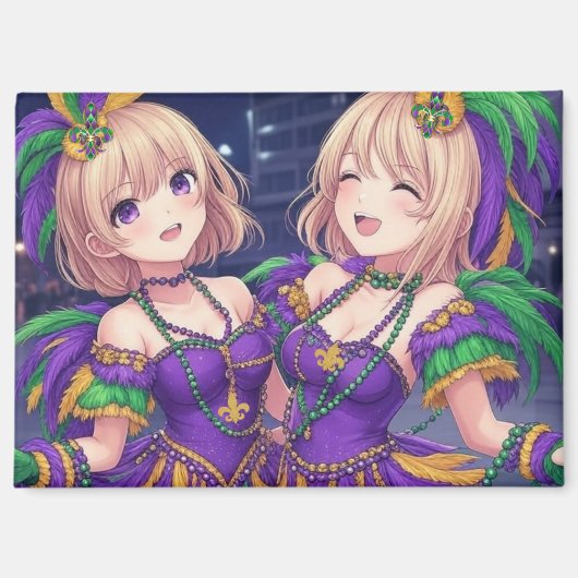 アニメガールズマルディグラ マグネット (正面)