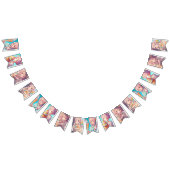 アニメガールズ誕生日パステルカラーお洒落 バンティングフラッグ (全)