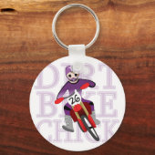 アニメガールダートバイクチックキーチェーン キーホルダー (正面)