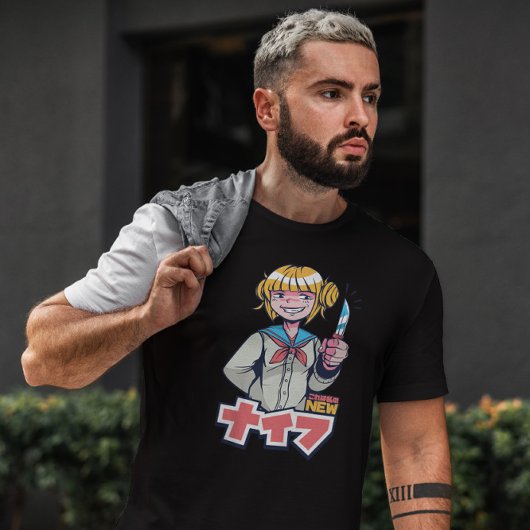 アニメガールナイフ Tシャツ