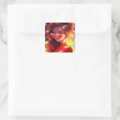 アニメガールハート スクエアシール (バッグ)