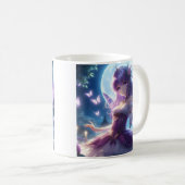 アニメガールバイオレットバタフライウィングムーンフェアリー コーヒーマグカップ (正面右)