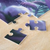 アニメガールバイオレットバタフライウィングムーンフェアリー ジグソーパズル (側面)
