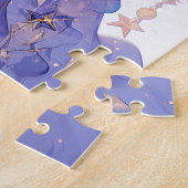 アニメガールパープルムーンプリンセスファンタジーアート ジグソーパズル (側面)