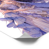 アニメガールパープルムーンプリンセスファンタジーアート ポスター (角)