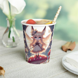 アニメガールピクシーヒッパイムーンフェアリー 紙コップ