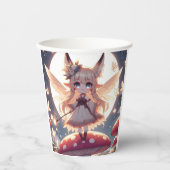 アニメガールピクシーヒッパイムーンフェアリー 紙コップ (正面)