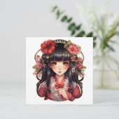 アニメガールピンクの花 招待状 (スタンド正面)
