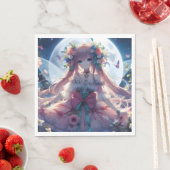 アニメガールフラワームーンフェアリー スタンダードランチョンナプキン (インサイチュ)