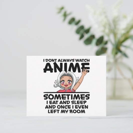 アニメガールマンガコスプレラーメンお日本のたくギフト ポストカード (スタンド正面)