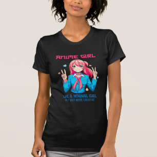 アニメガールマンガ日本のガールズティーン Tシャツ