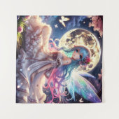 アニメガールムーンフェアリープリンセスインガーデン タペストリー (正面(横))