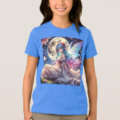 アニメガールムーンフェアリープリンセスインガーデン トライブレンドTシャツ (正面)