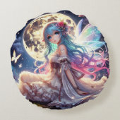 アニメガールムーンフェアリープリンセスインガーデン ラウンドクッション (裏面)