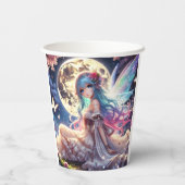 アニメガールムーンフェアリープリンセスインガーデン 紙コップ (裏面)