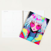 アニメガールモダンアカラフルート プランナー手帳 (ディスプレー)