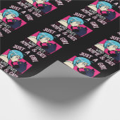 アニメガールラブキャットオタク日本の漫画マンガファン ラッピングペーパー (角)