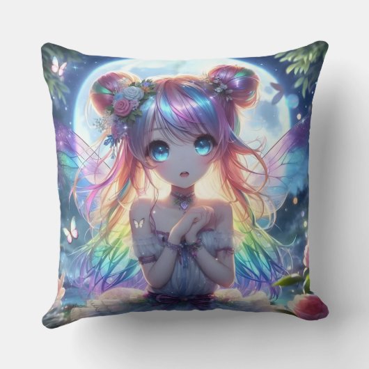 アニメガールレインボーヘアムーンフェアリー クッション (裏面)