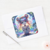 アニメガールレインボーヘアムーンフェアリー スクエアシール (封筒)