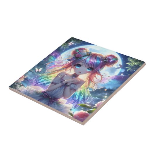 アニメガールレインボーヘアムーンフェアリー タイル (側面)