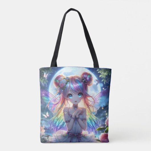 アニメガールレインボーヘアムーンフェアリー トートバッグ (裏面)
