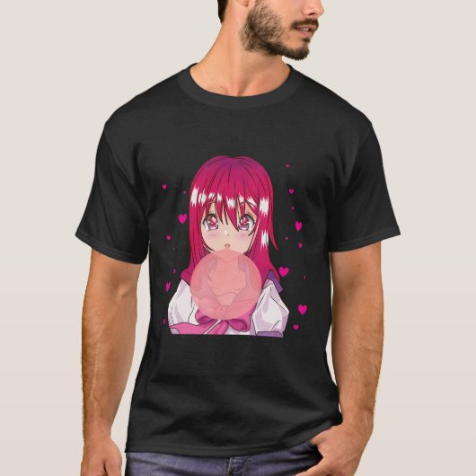 アニメガール吹のバブル日本の美学オタク Tシャツ (正面)