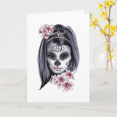 アニメガール描アニメタトゥー カード (黄色い花)