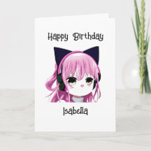 アニメガール猫耳誕生日