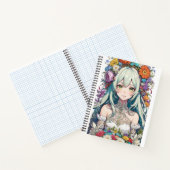アニメガール花 ノートブック (内部)