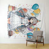 アニメガール誕生日 タペストリー (インサイチュ(横))