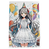 アニメガール誕生日Cミディアム抱き枕 ミディアムペーパーバッグ (裏面)